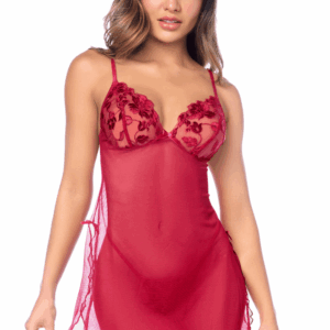 Romantic Mapalé Babydoll with Thong - MAL7620RED