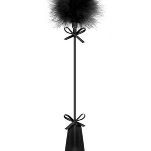 Black BDSM whip with feather duster - CC5700770010