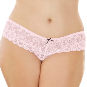 Old rose open lace boyshort - DG7177XVPK