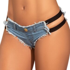 Micro short original effect Jean - MAL104BLCH