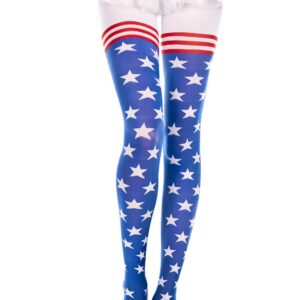 American flag tights - MH7068ASH