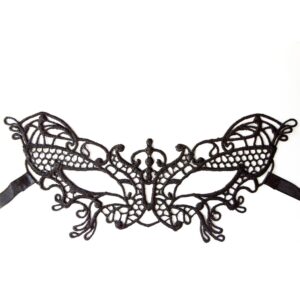 Soft black lace mask - 100824