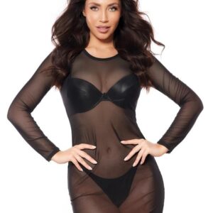 V-10639 Dress - Black