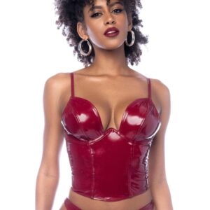 2-piece burgundy vinyl set - MAL2761GLWN